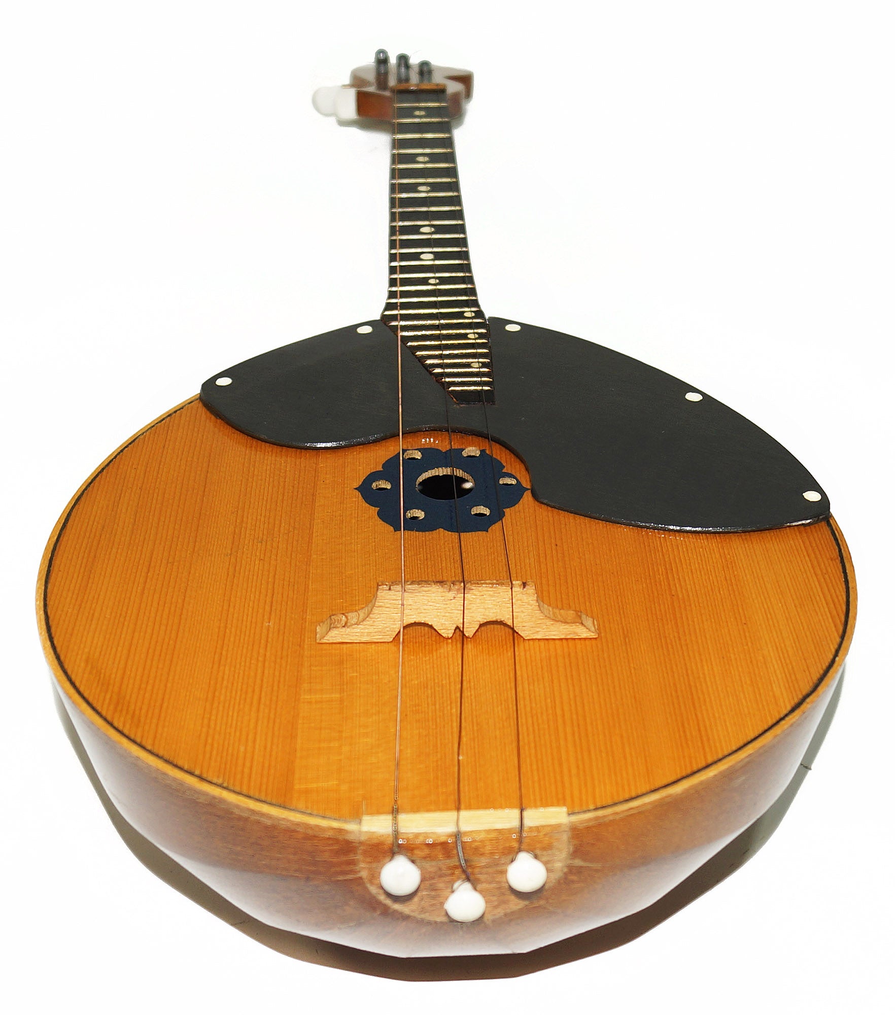 Old Vintage Domra, 3 Strings, 20 Frets, Natural Wood, Original Folk Musical Instrument, 2083 Beautiful Sound!