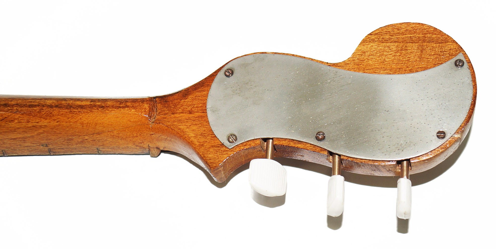 Old Vintage Domra, 3 Strings, 20 Frets, Natural Wood, Original Folk Musical Instrument, 2083 Beautiful Sound!