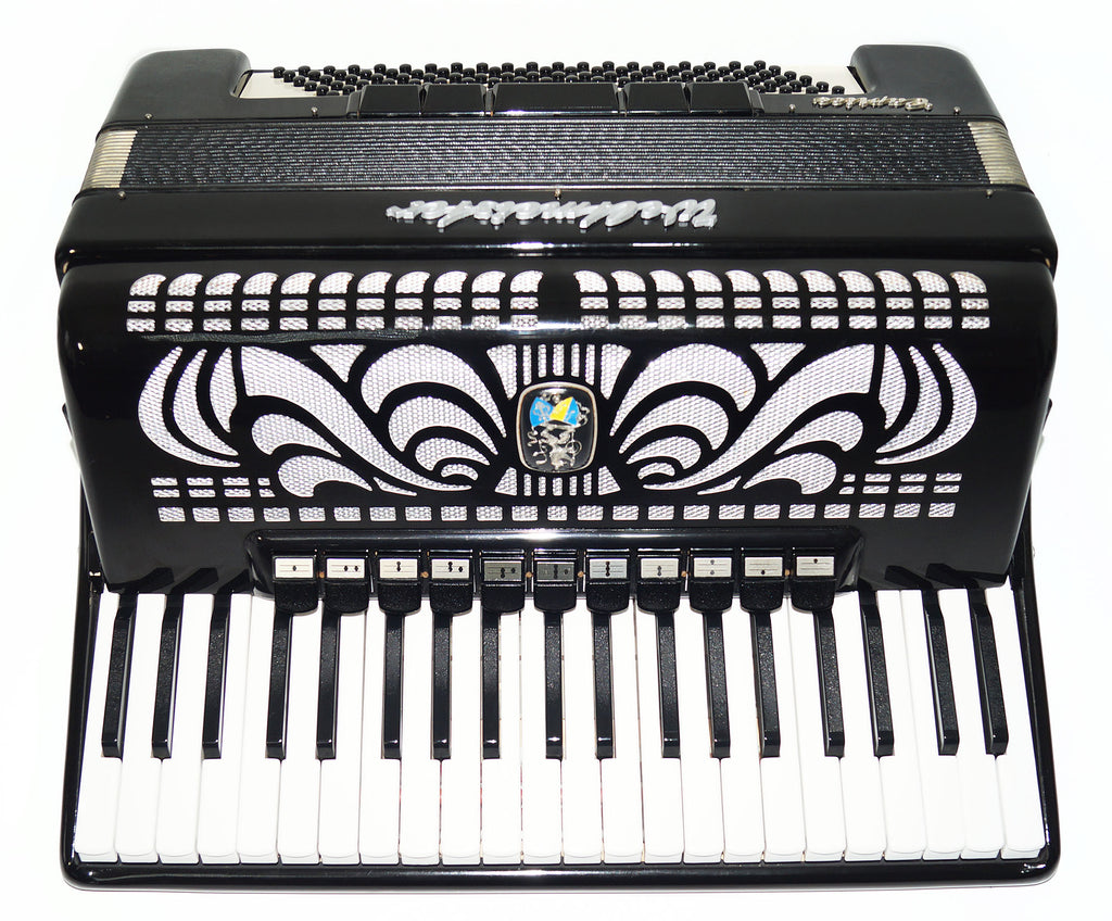 Amazing Weltmeister Caprice 120 Bass, made in Germany Accordion Straps Case 1635, High Quality Piano Accordian! Rich and Powerful Sound!
