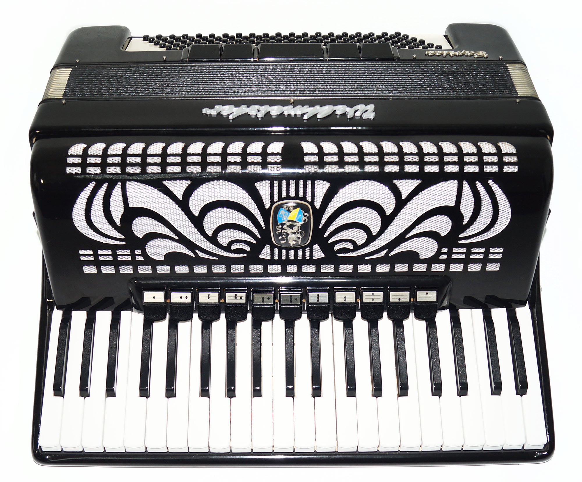 Amazing Weltmeister Caprice 120 Bass, made in Germany Accordion Straps Case 1635, High Quality Piano Accordian! Rich and Powerful Sound!