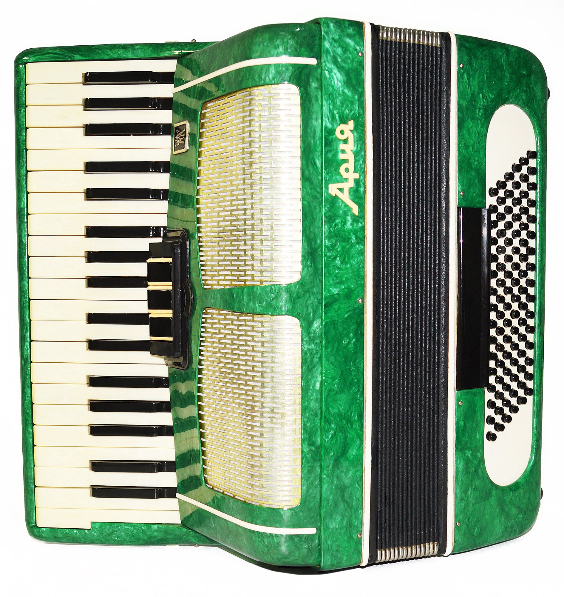 Perfect Russian Piano Accordion Ariya 96 Bass made in USSR, New Straps, Keyboard Accordian, Wonderful sound, 2063