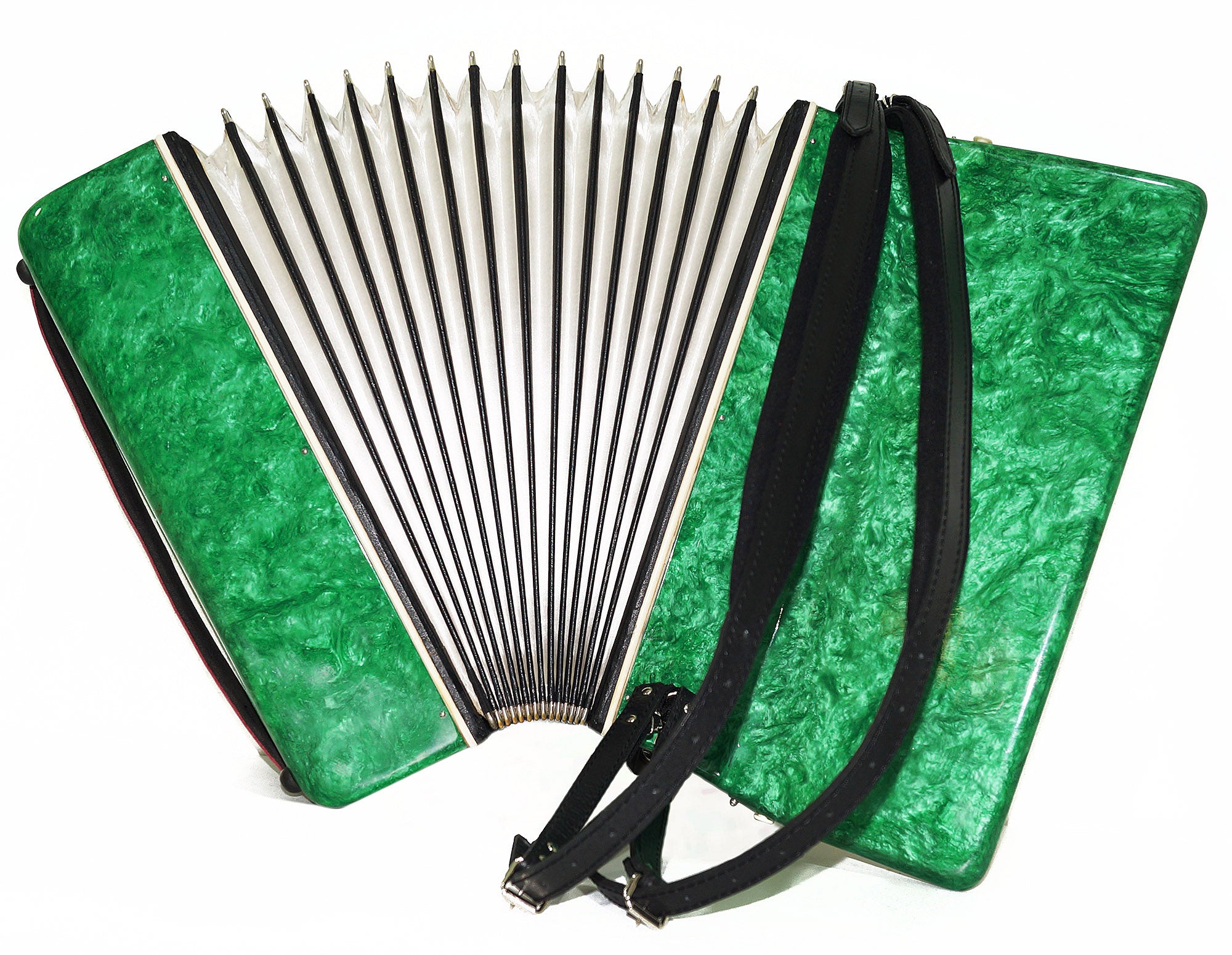 Perfect Russian Piano Accordion Ariya 96 Bass made in USSR, New Straps, Keyboard Accordian, Wonderful sound, 2063