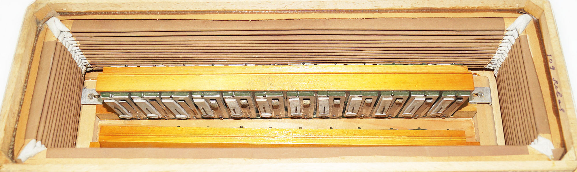 Vintage Piano Accordion Red Partisan, made in USSR, 120 Bass, New Straps 2034, Very Rich and Beautiful sound!