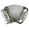 Original Russian Piano Accordion Volna 96 Bass, Straps 1969, Very Beautiful Keyboard Accordian! Excellent sound!