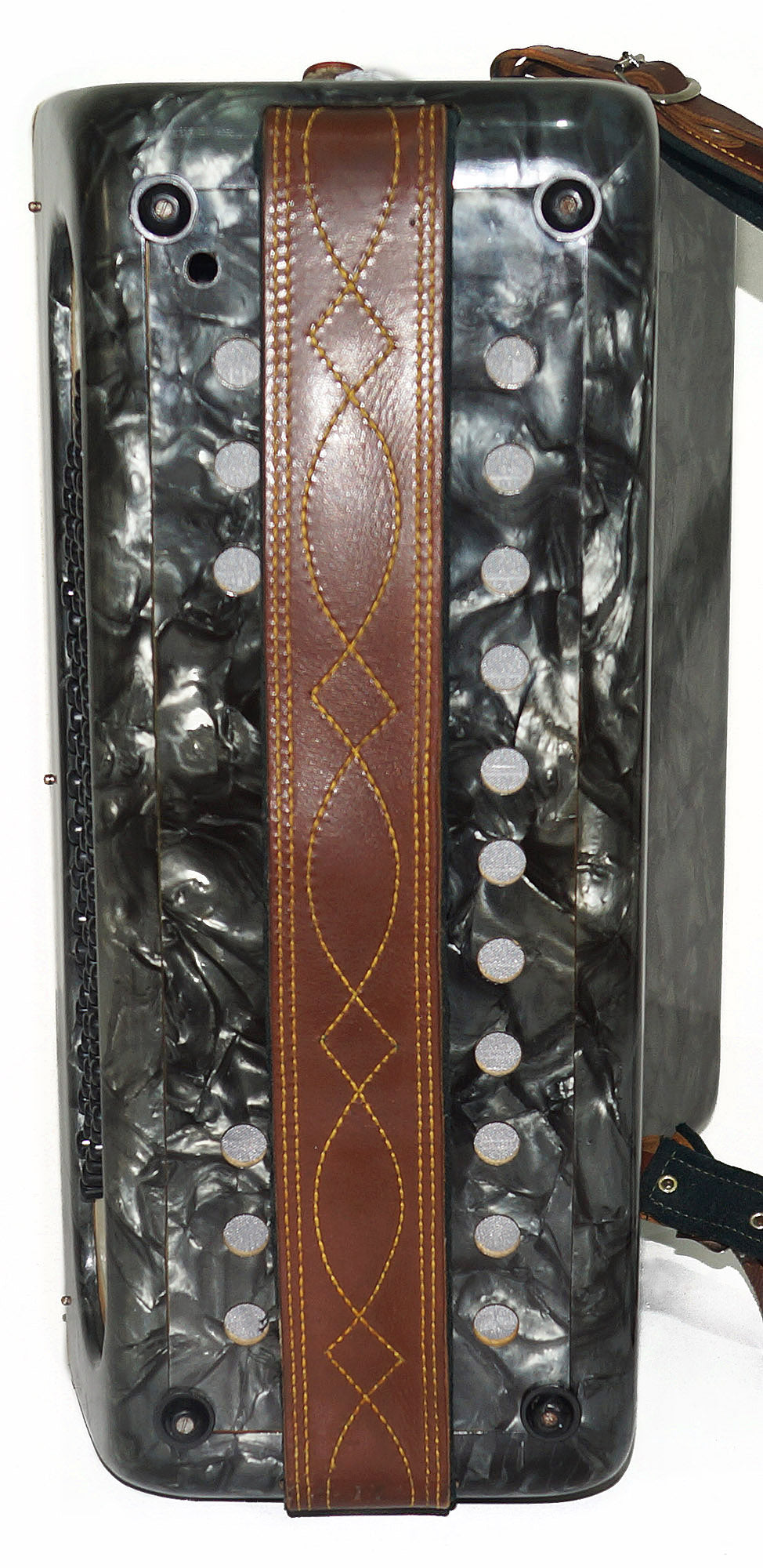Original Russian Piano Accordion Volna 96 Bass, Straps 1969, Very Beautiful Keyboard Accordian! Excellent sound!