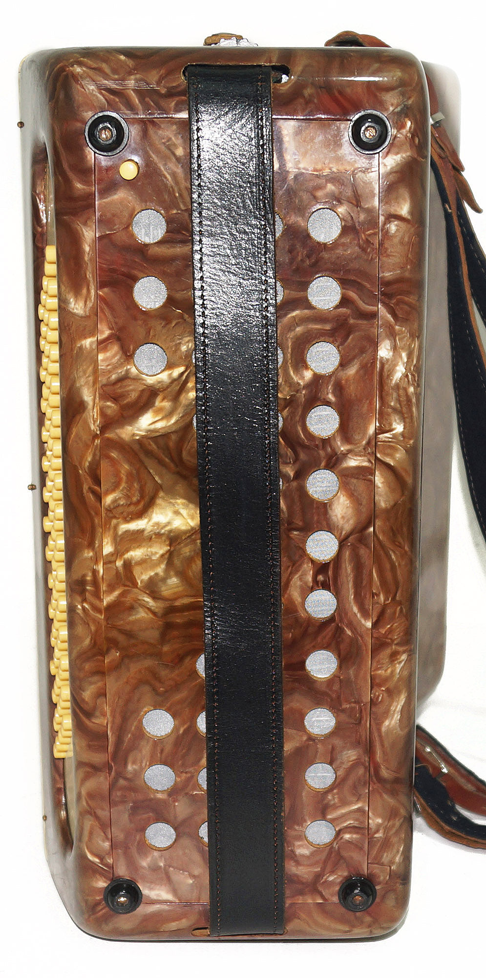 Piano Accordion Octava 80 Bass Buttons, New Straps, Case 2089 for Beginners Children, Very Beautiful sound.