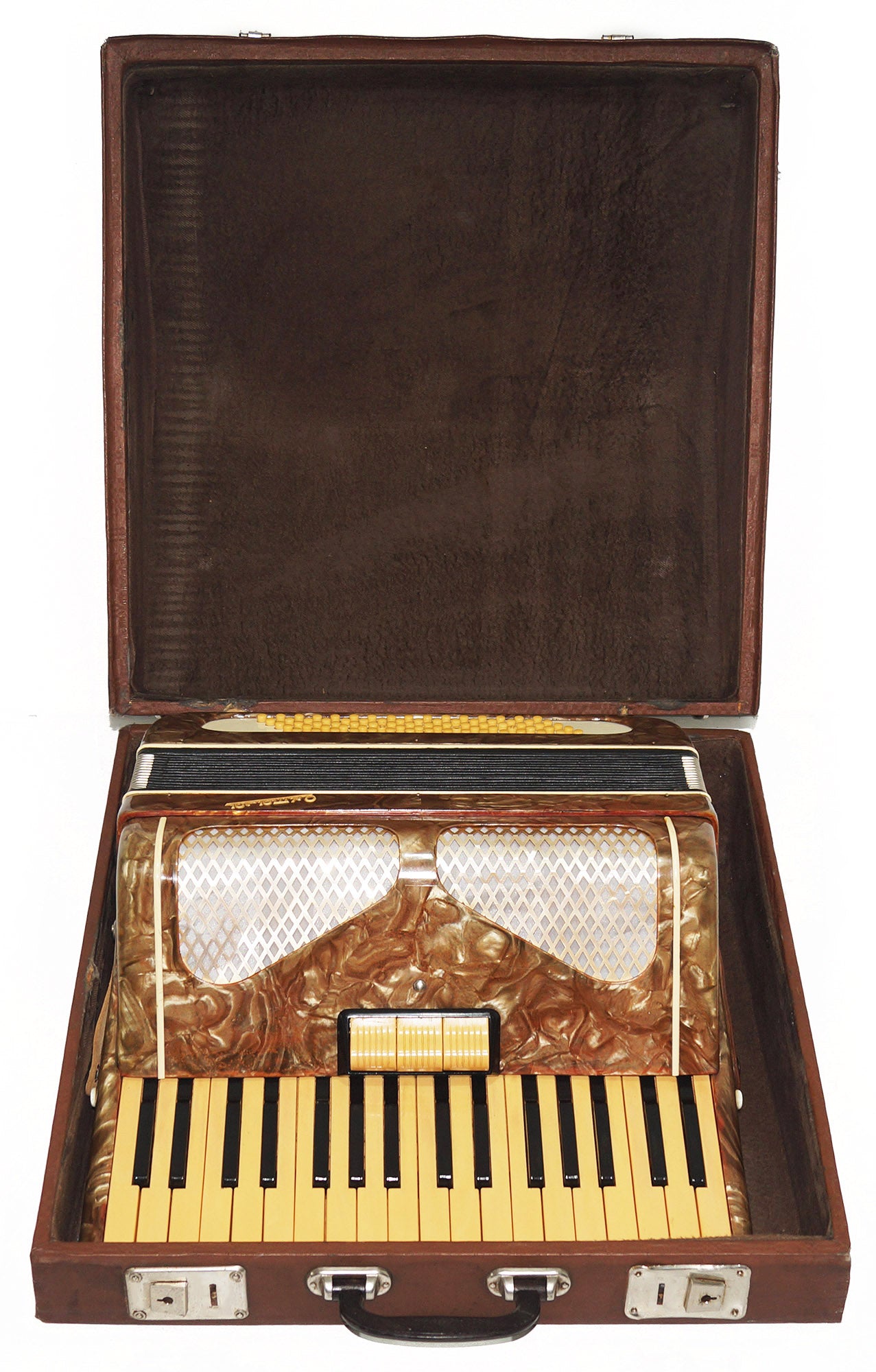 Piano Accordion Octava 80 Bass Buttons, New Straps, Case 2089 for Beginners Children, Very Beautiful sound.