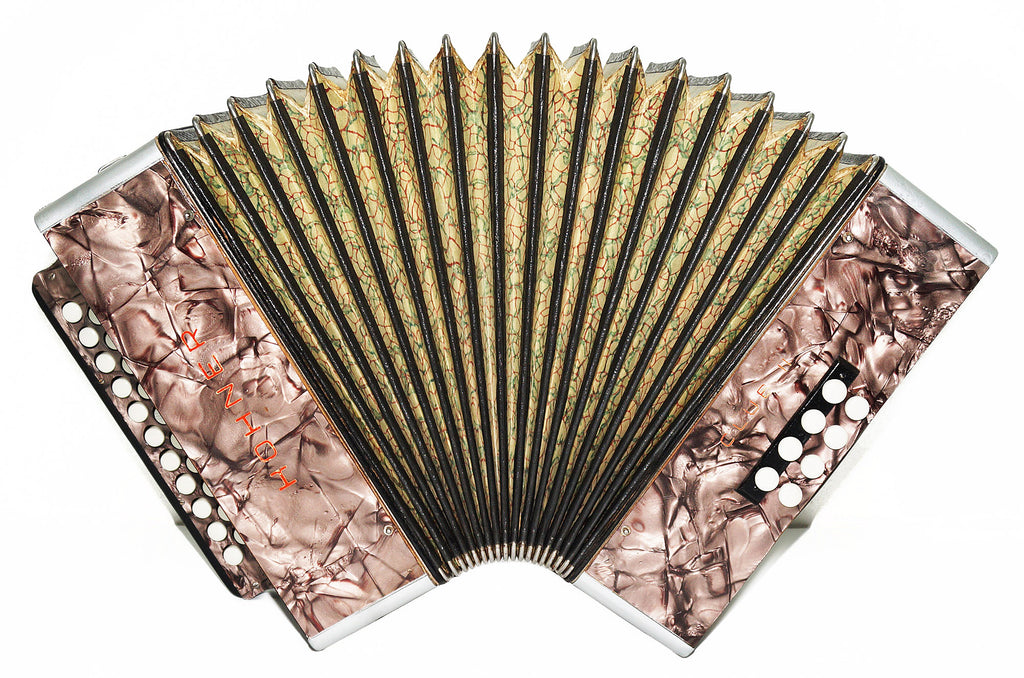 Old Vintage Hohner Club II Diatonic Button Accordion Squeezebox Concertina, 2021, made in Germany Amazing Wonderful sound