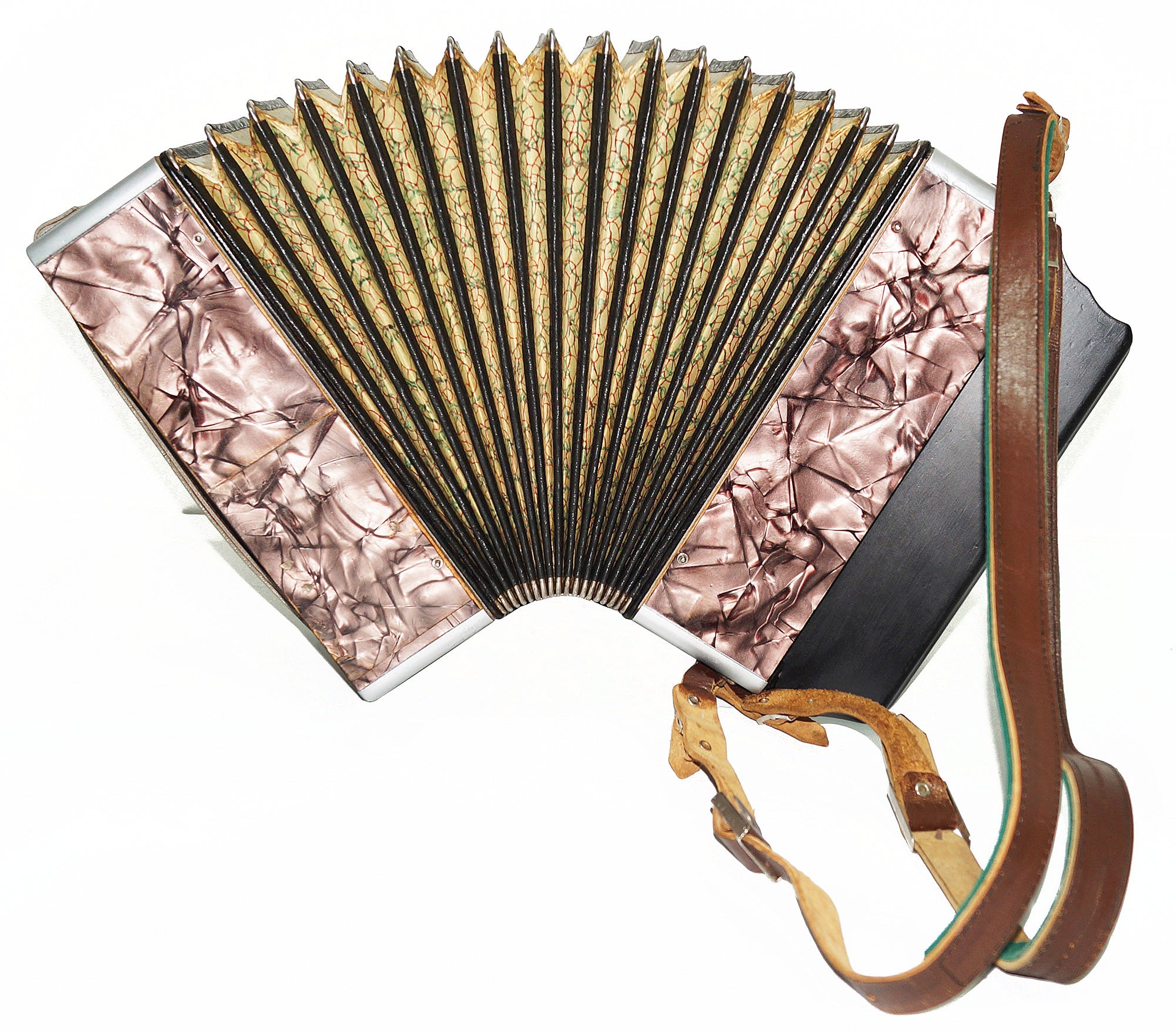 Old Vintage Hohner Club II Diatonic Button Accordion Squeezebox Concertina, 2021, made in Germany Amazing Wonderful sound