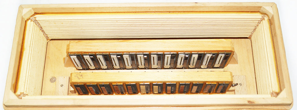 Lightweight Vintage Parlando 80 Bass, German Beginner Children Kids Accordion 1865, Original Straps, Rich and Powerful Sound.