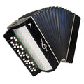 Orchestral Monophone Concert Bayan Double Сontrabass Button Accordion made in Ukraine 1932, Kremennoe, New Straps, Amazing sound.
