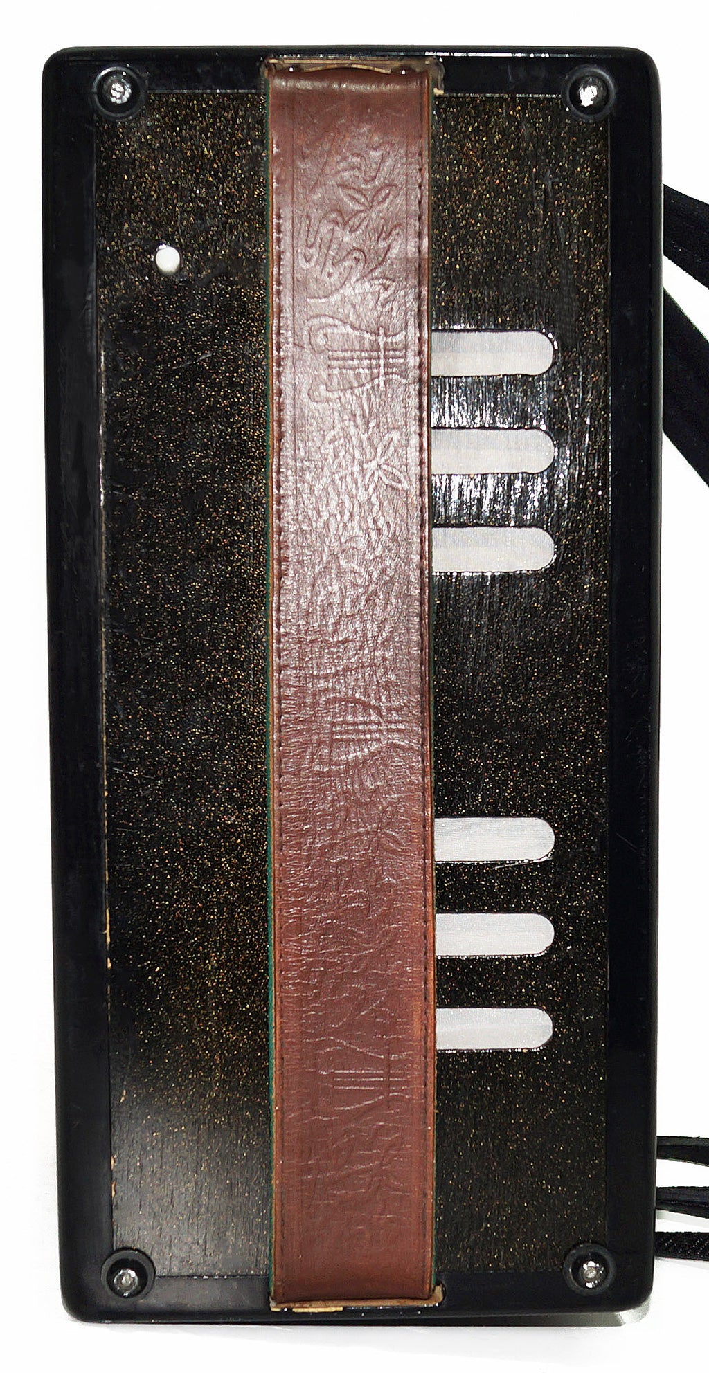 Orchestral Monophone Concert Bayan Double Сontrabass Button Accordion made in Ukraine 1932, Kremennoe, New Straps, Amazing sound.