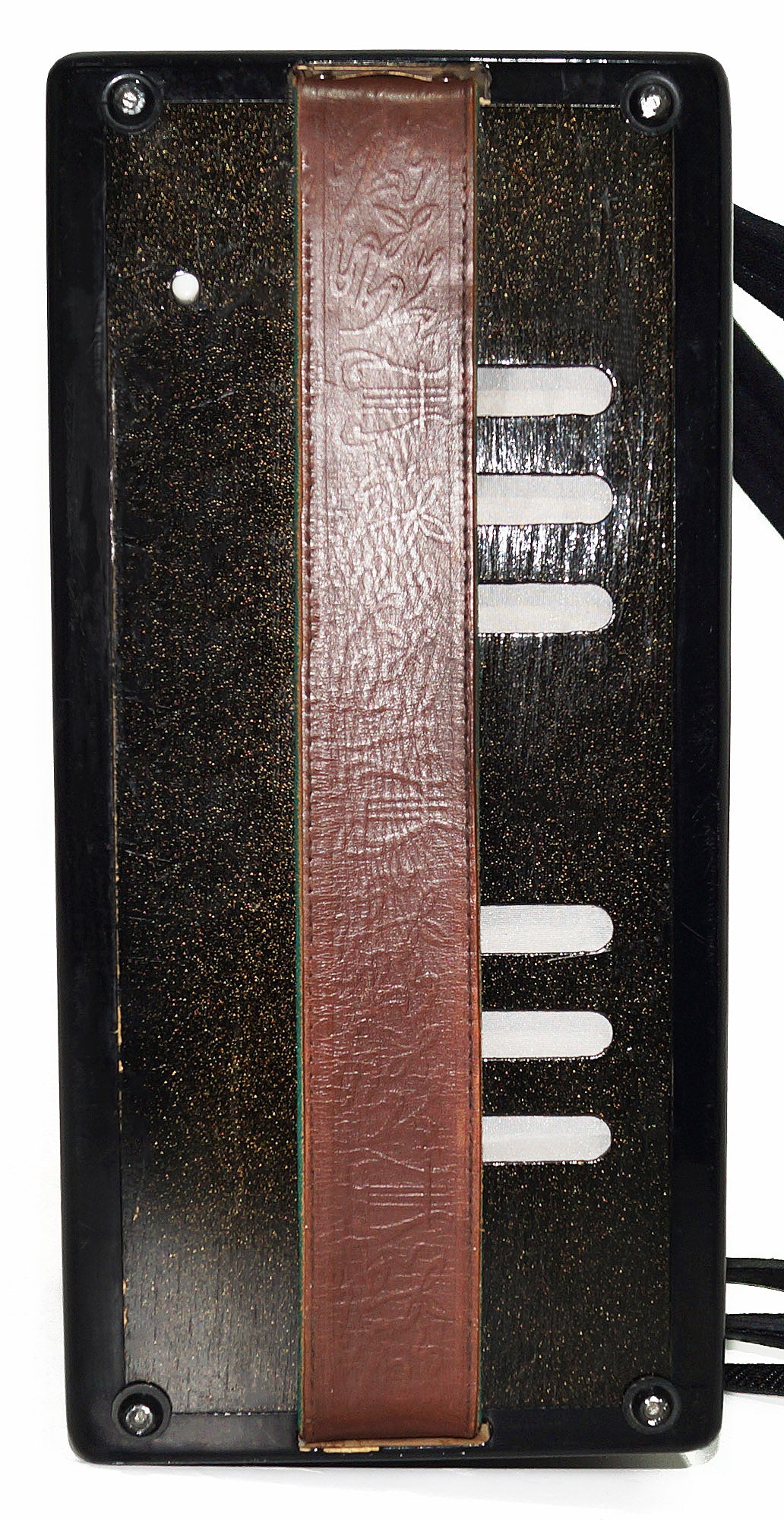 Orchestral Monophone Concert Bayan Double Сontrabass Button Accordion made in Ukraine 1932, Kremennoe, New Straps, Amazing sound.