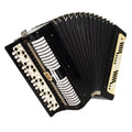 Bayan Etude Chromatic Button Accordion made in Tula Russia 100 bass New Straps 1945, Folk Music Acordeon Wonderful Sound!