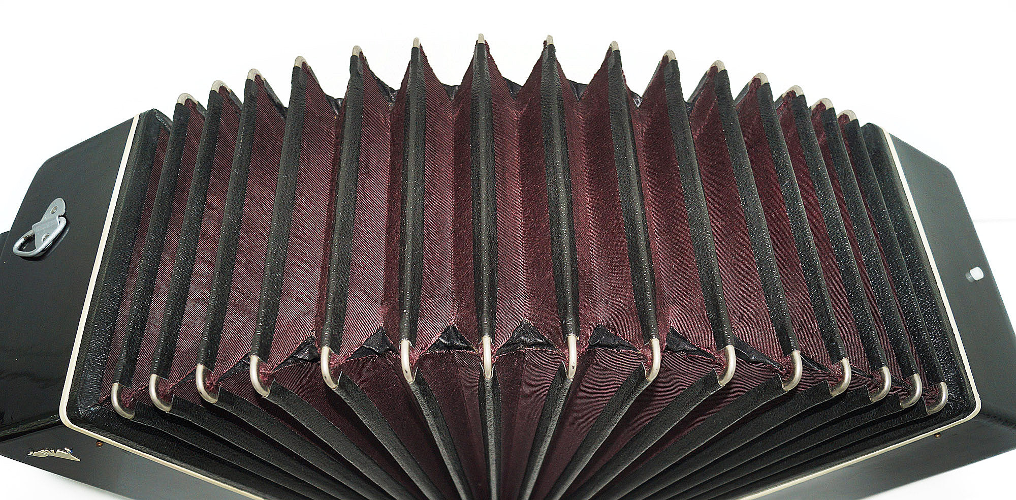 Rare Orchestral Monophone, Double Сontrabass Button Accordion Ukrainian Bayan 1933, Kremennoe, New Straps, Quality Concert Accordion.