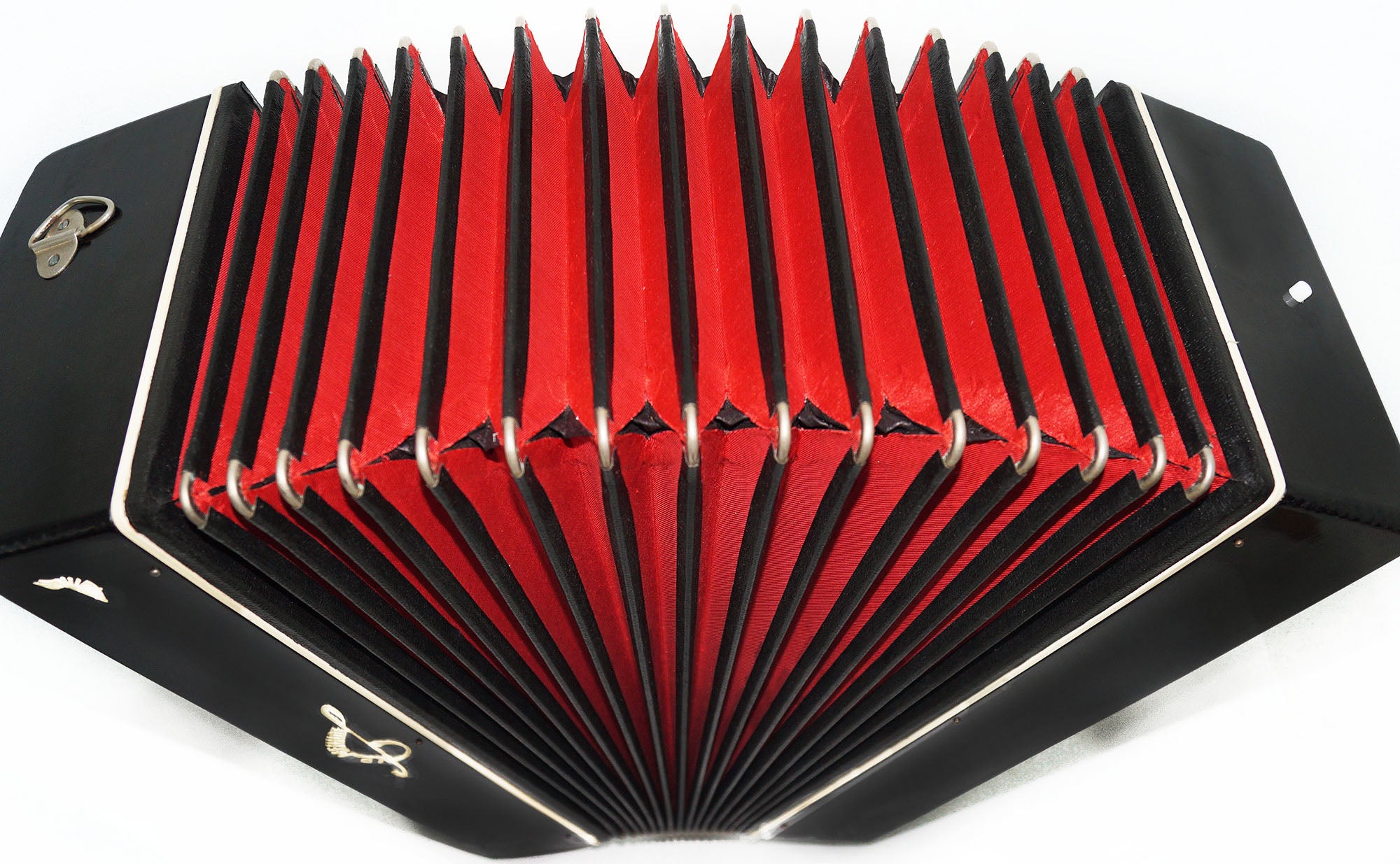 Orchestral Monophone Harmonica Folk Button Accordion made in Ukraine Bayan New Straps 1753, Wonderful Sound!