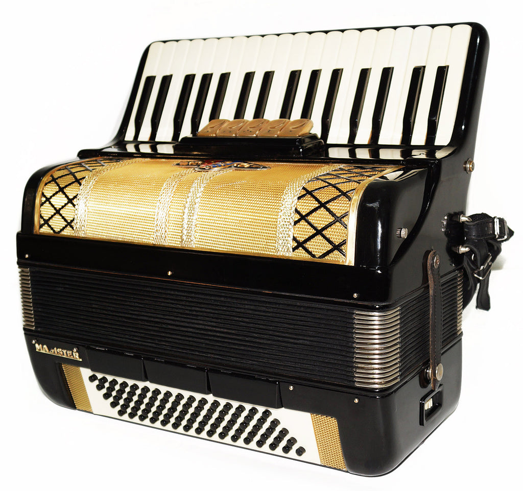 Barcarole Magister 80 Bass made in Germany Piano Accordion New Straps 1919, High Quality Accordian, Rich and Bright Sound