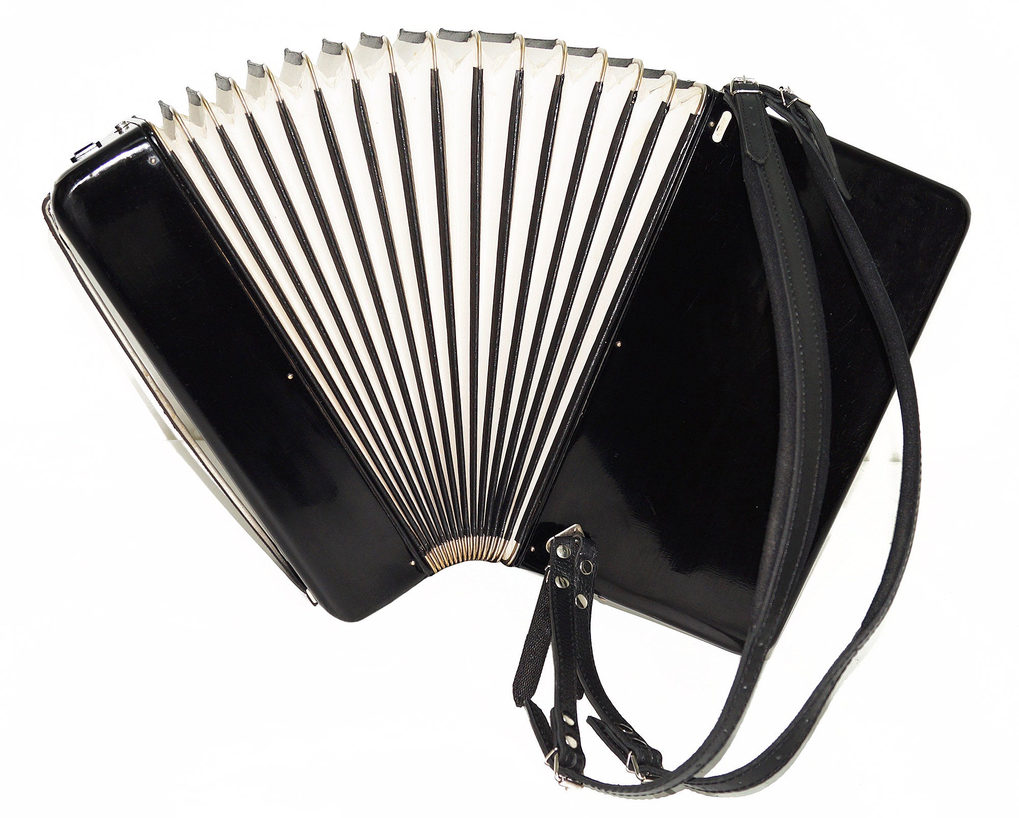 Barcarole Magister 80 Bass made in Germany Piano Accordion New Straps 1919, High Quality Accordian, Rich and Bright Sound