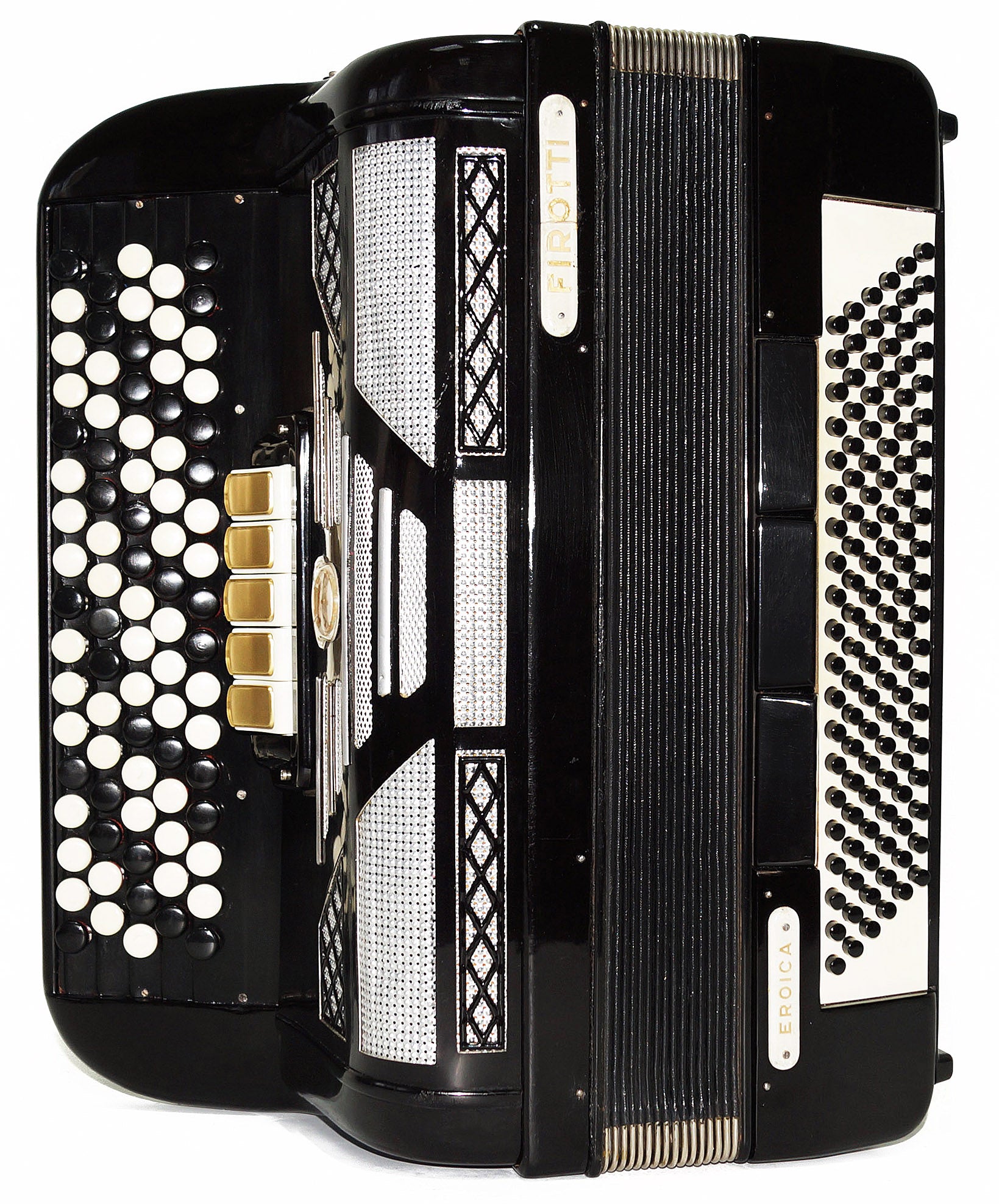 5 Row Firotti Eroica 120 Bass made in Germany Button Accordion Bayan New Straps 1922, Concert Chromatic Accordian, Super sound