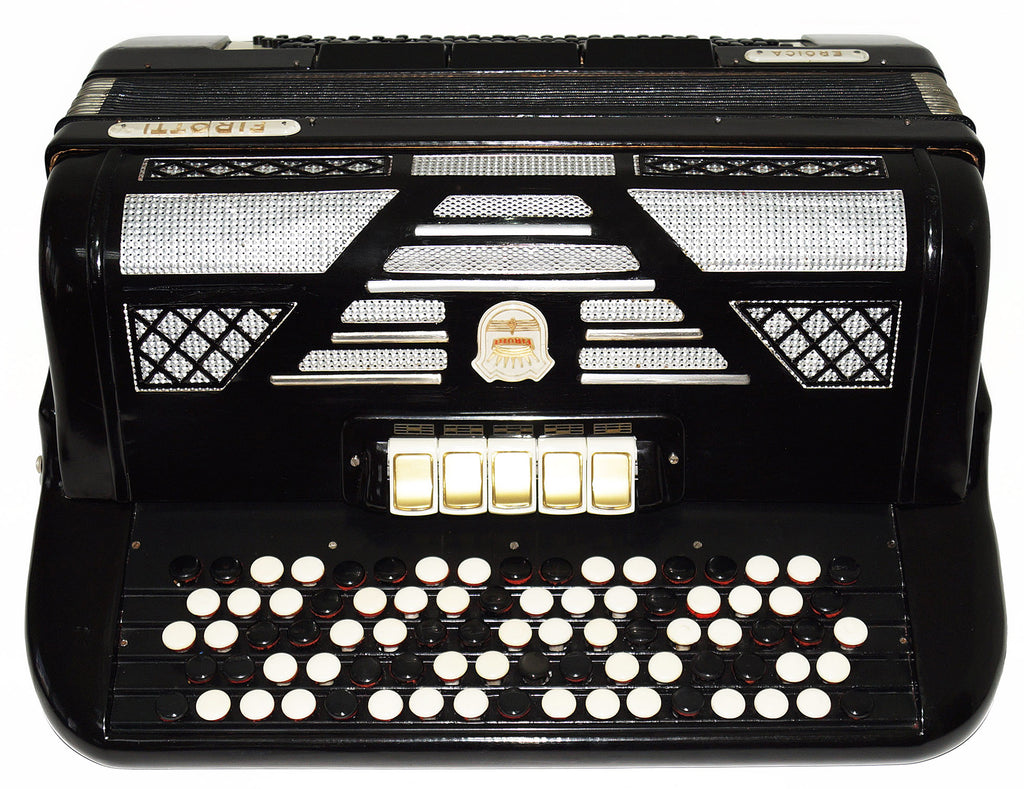 5 Row Firotti Eroica 120 Bass made in Germany Button Accordion Bayan New Straps 1922, Concert Chromatic Accordian, Super sound
