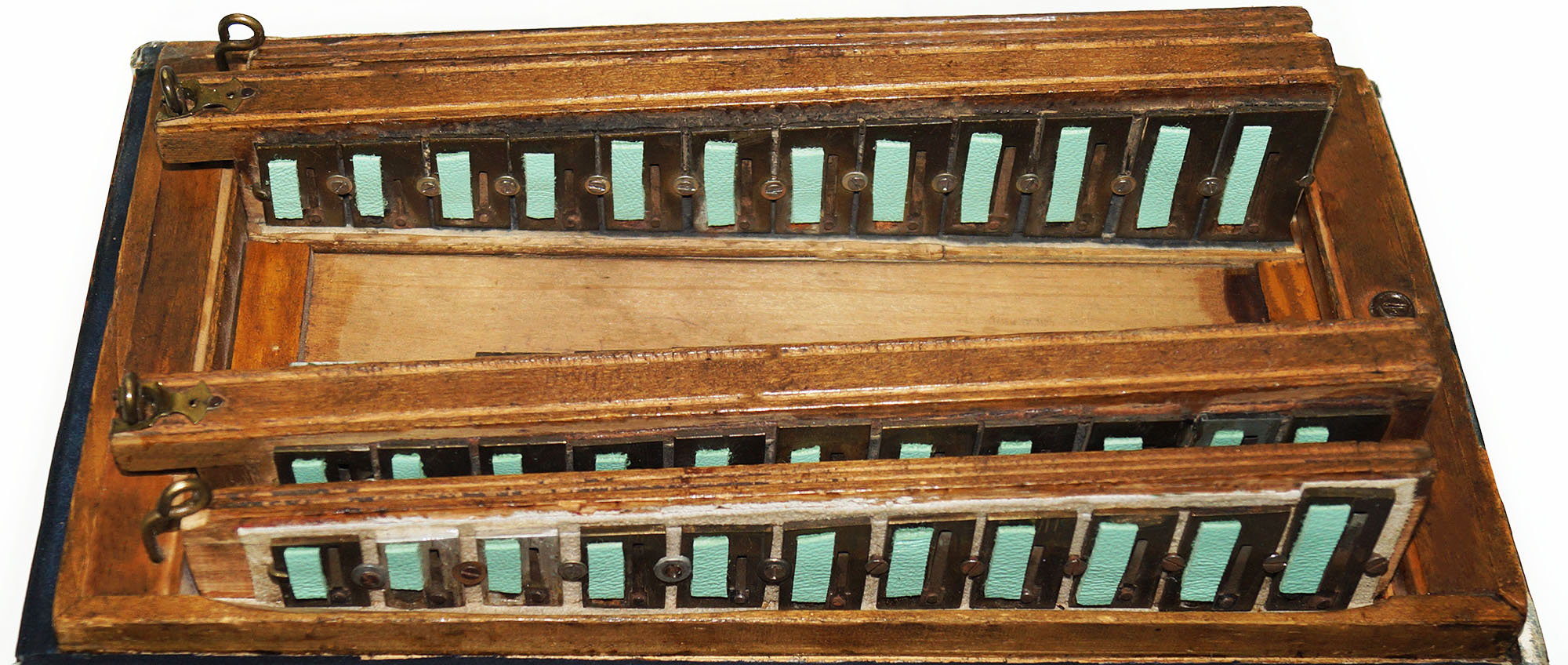Vintage Old Garmon, Antigue Folk Handmade Button Accordion Harmonica 1964, Squeezebox, Amazing sound!