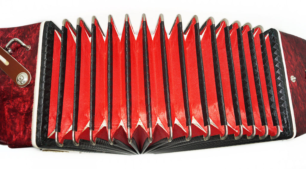 Russian Piano Accordion Almaz 120 Bass made in USSR, incl Straps, 1912, Keyboard Accordian, Amazing sound.
