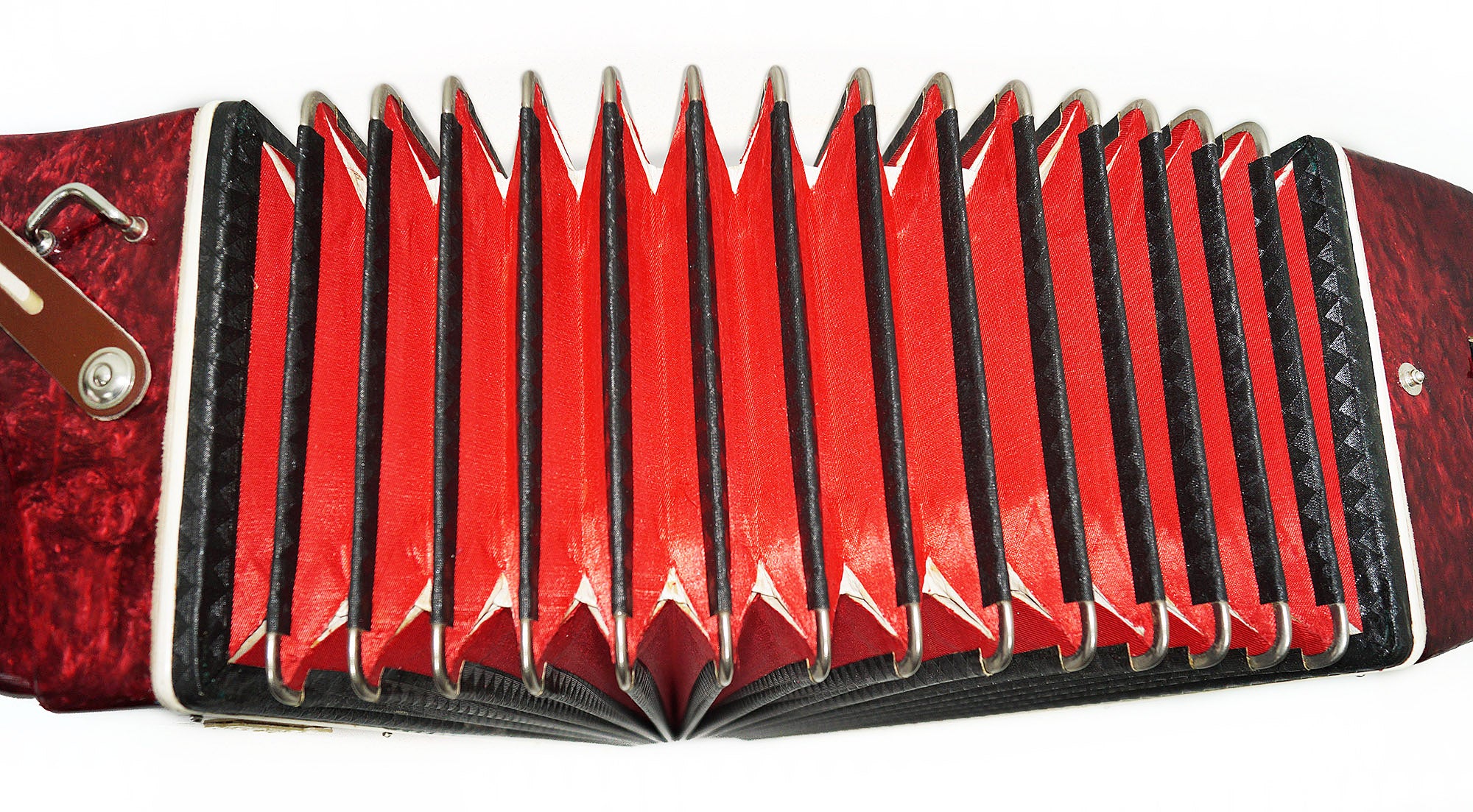 Russian Piano Accordion Almaz 120 Bass made in USSR, incl Straps, 1912, Keyboard Accordian, Amazing sound.