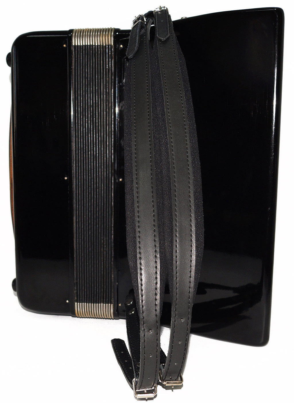 Firotti Elegance 96 Bass made in Germany Piano Accordion New Straps Case 1935, Rich and Beautiful Sound!