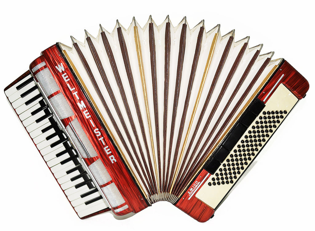 Weltmeister Amigo 96 Bass made in Germany Concert Piano Accordion New Straps Case 1928, Amazing Original Accordian, Excellent sound
