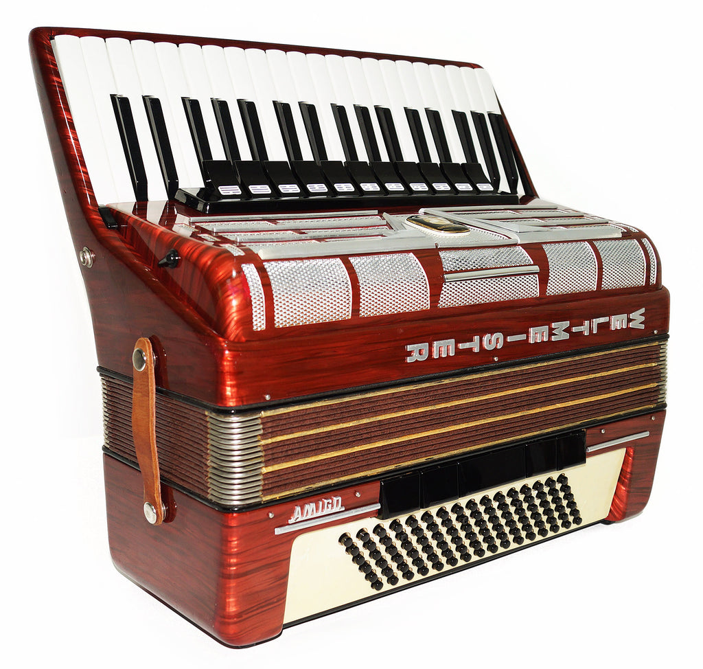 Weltmeister Amigo 96 Bass made in Germany Concert Piano Accordion New Straps Case 1928, Amazing Original Accordian, Excellent sound