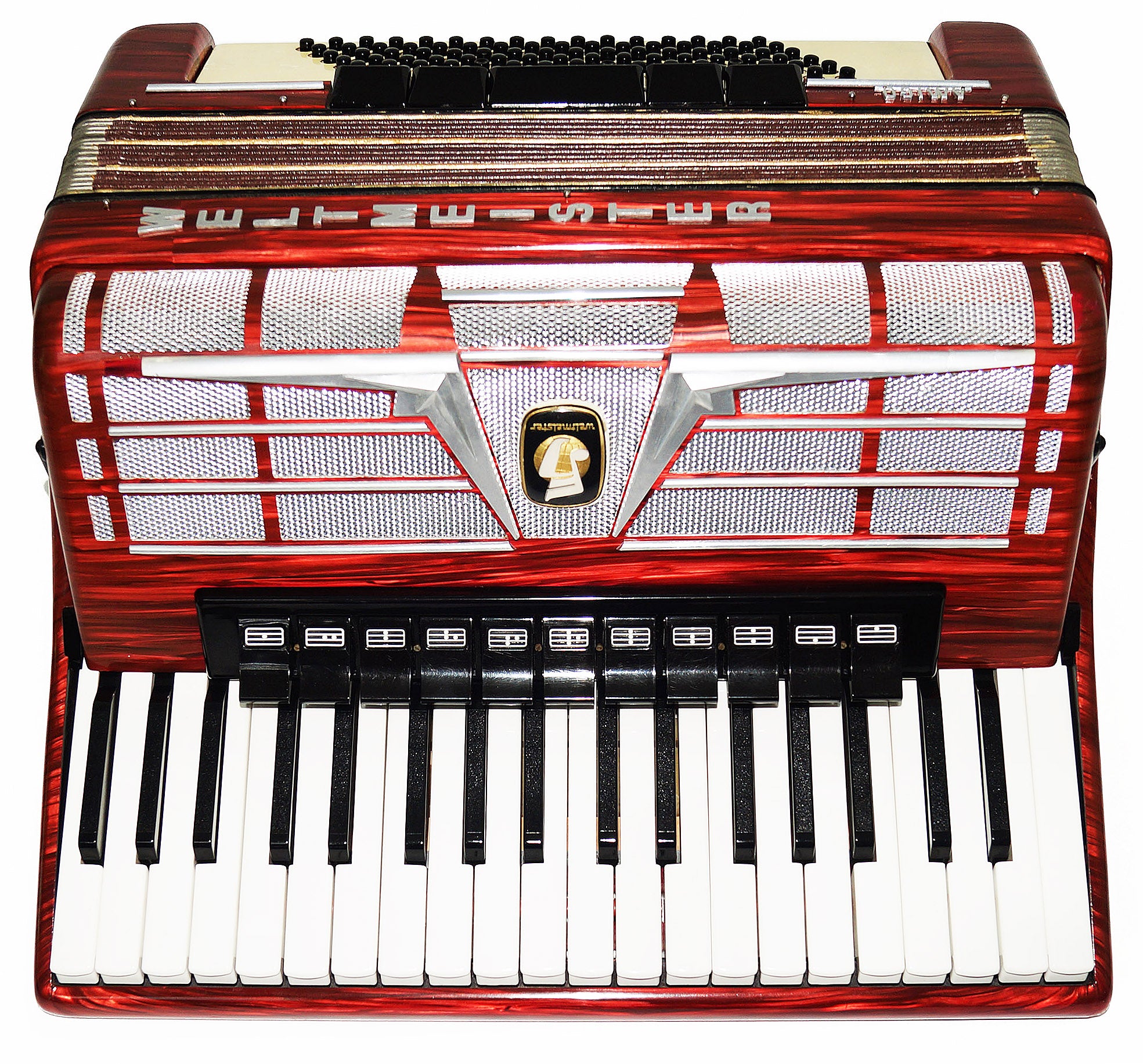 Weltmeister Amigo 96 Bass made in Germany Concert Piano Accordion New Straps Case 1928, Amazing Original Accordian, Excellent sound