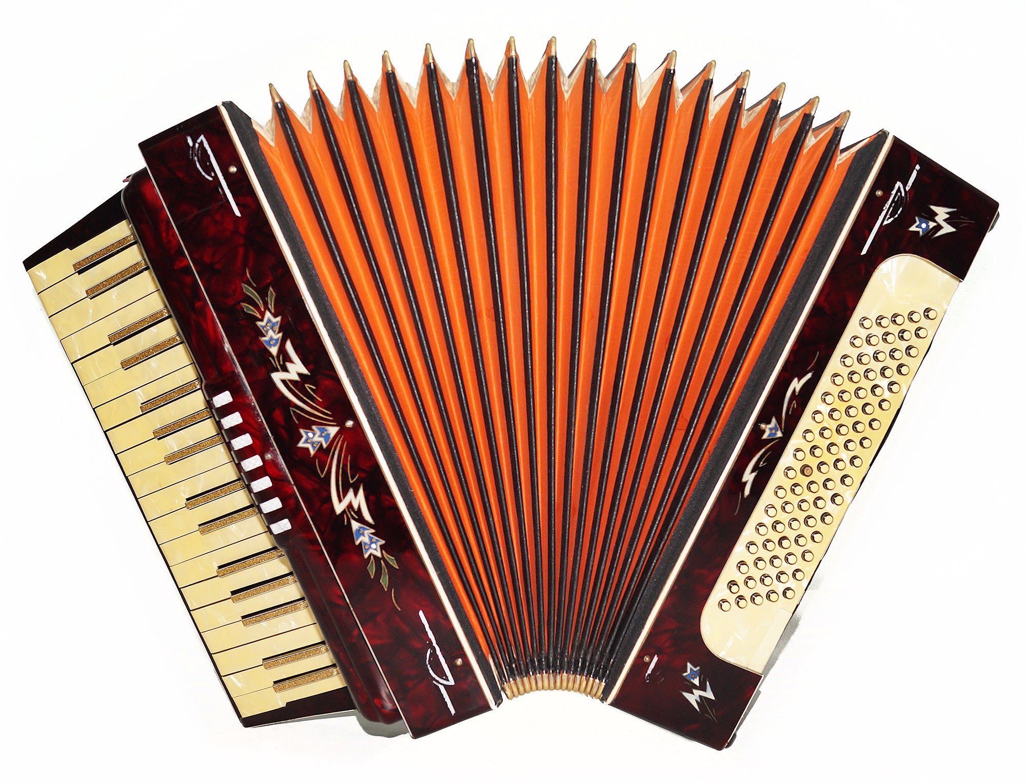 Vintage Klingenthal 80 Bass made in Germany Original Piano Accordion New Straps 1929, Bright and Quality sound.