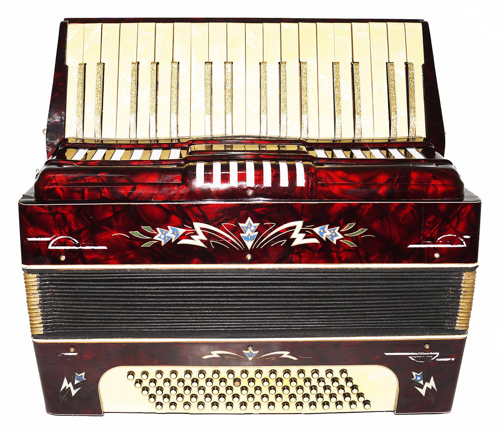 Vintage Klingenthal 80 Bass made in Germany Original Piano Accordion New Straps 1929, Bright and Quality sound.