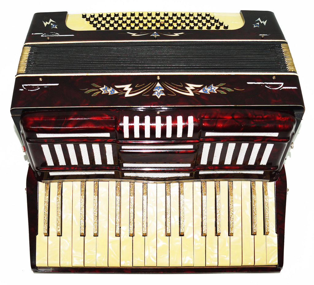 Vintage Klingenthal 80 Bass made in Germany Original Piano Accordion New Straps 1929, Bright and Quality sound.