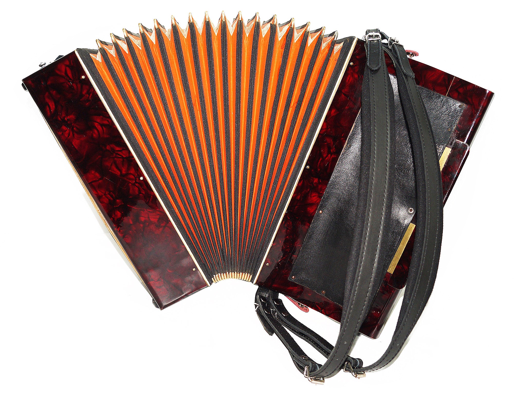 Vintage Klingenthal 80 Bass made in Germany Original Piano Accordion New Straps 1929, Bright and Quality sound.