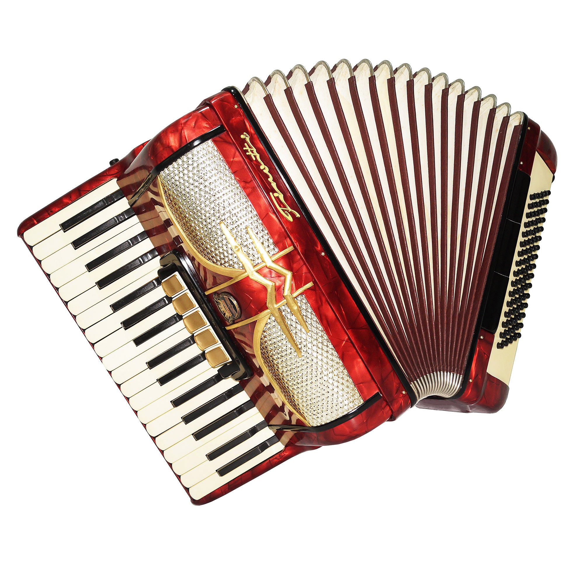 Original Firotti Accordion, made in Germany, 80 bass New Straps Amazing Sound 1937, Acordiones Musicales