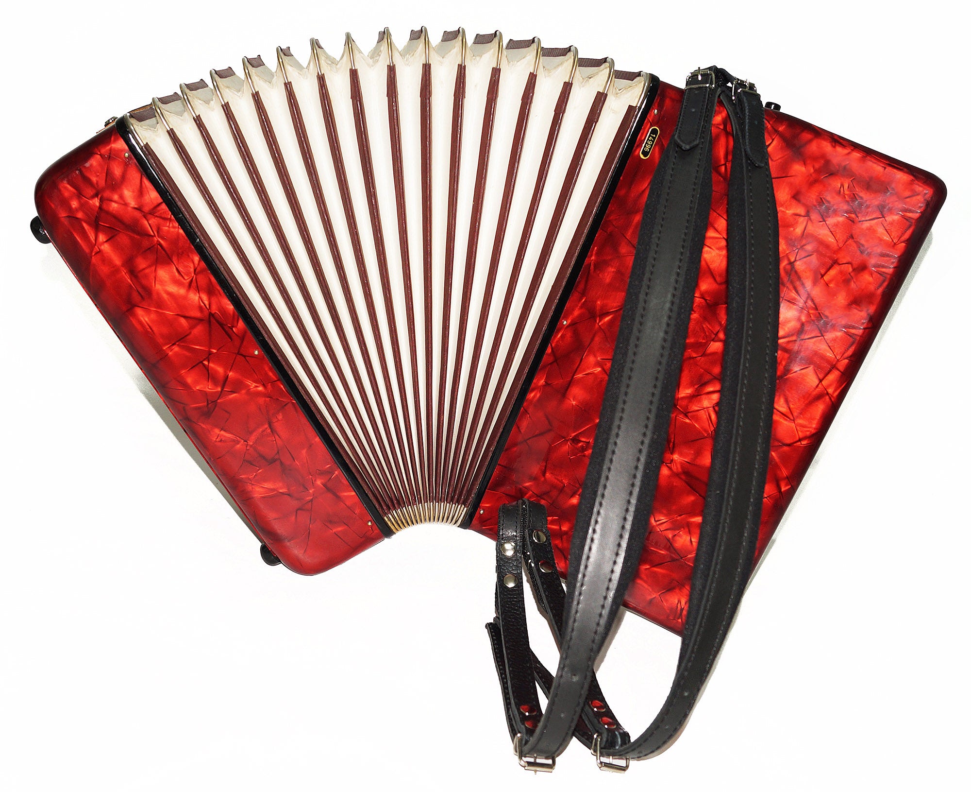 Original Firotti Accordion, made in Germany, 80 bass New Straps Amazing Sound 1937, Acordiones Musicales