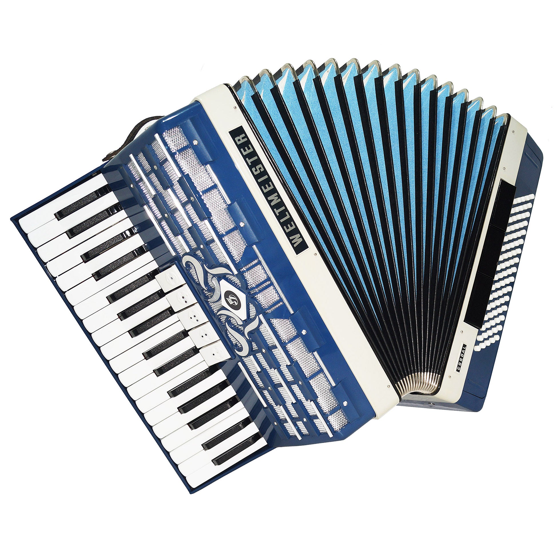 Buy Close to New! Rare Weltmeister Cordal 80 Bass German Original Accordion New Straps 1955, High Quality Musical Instrument Bright and Quality sound