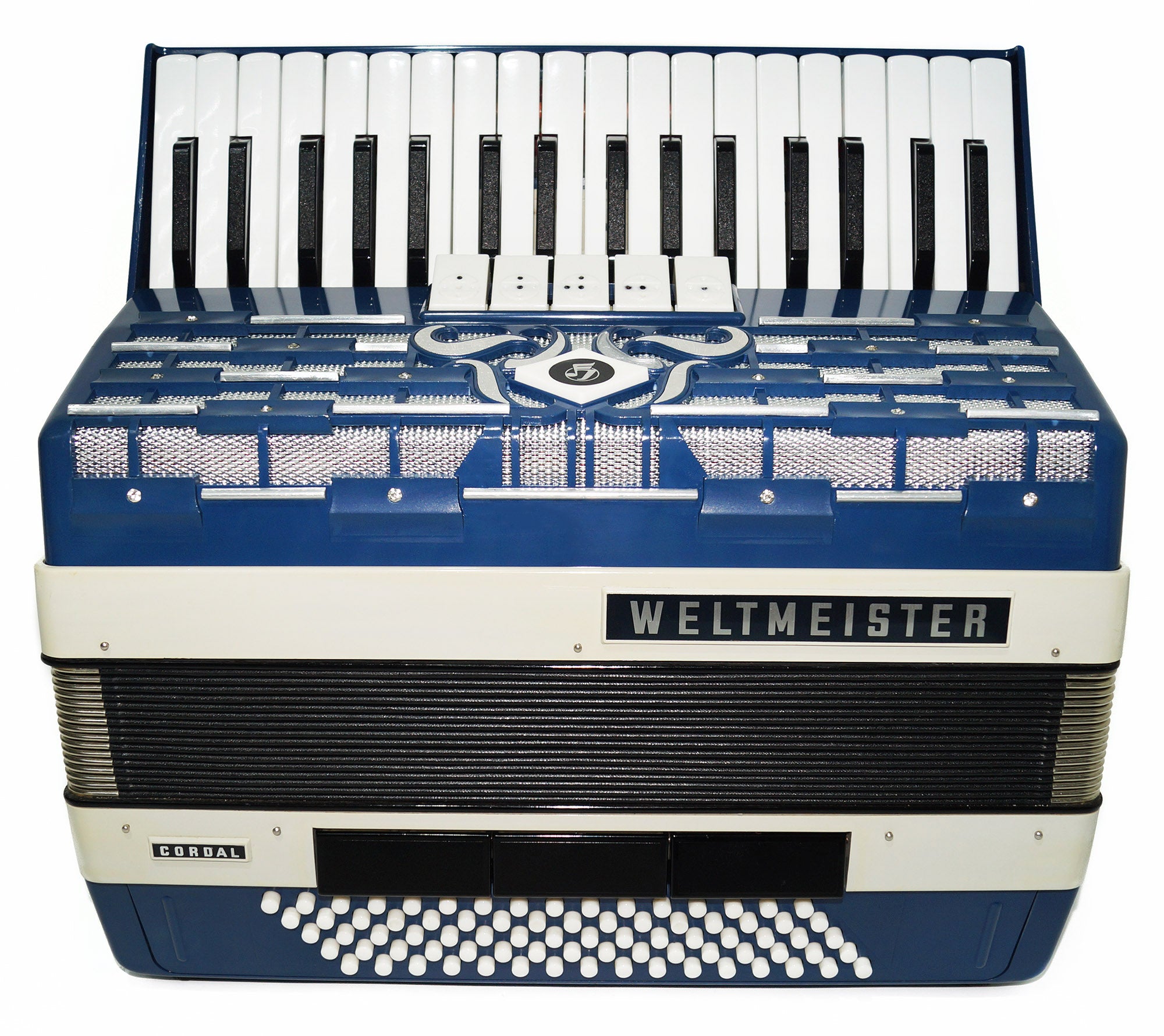 Buy Close to New! Rare Weltmeister Cordal 80 Bass German Original Accordion New Straps 1955, High Quality Musical Instrument Bright and Quality sound