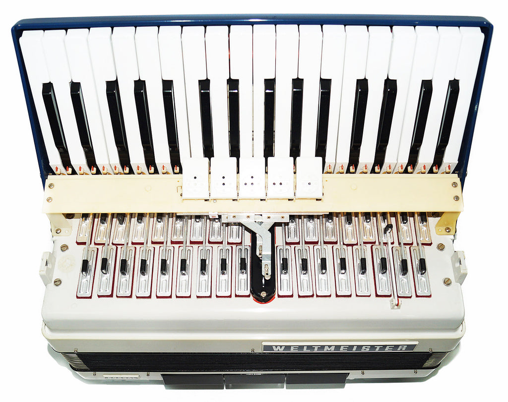 Buy Close to New! Rare Weltmeister Cordal 80 Bass German Original Accordion New Straps 1955, High Quality Musical Instrument Bright and Quality sound