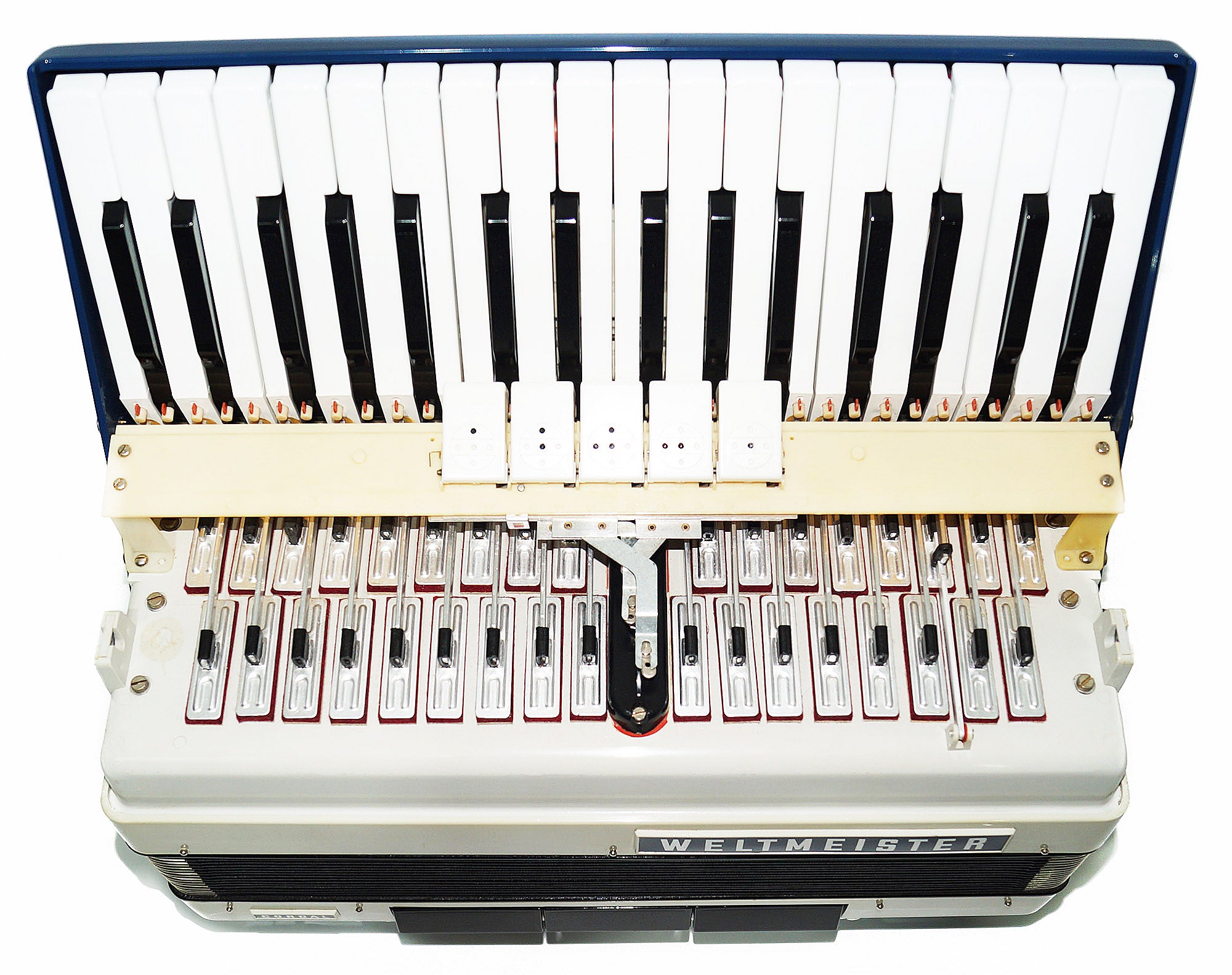 Buy Close to New! Rare Weltmeister Cordal 80 Bass German Original Accordion New Straps 1955, High Quality Musical Instrument Bright and Quality sound