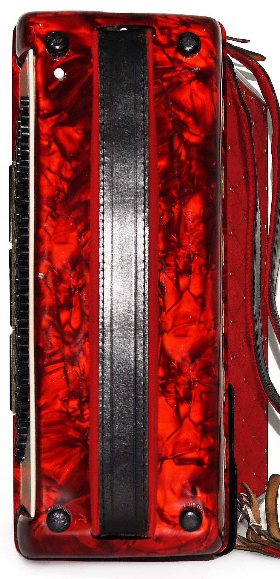 Horch Deluxe Full Size Concert Luxurious Piano Accordion made in Germany Straps Case 1987, Very Beautiful and Powerful Sound! Top Class Original Musical Instrument for Adults!