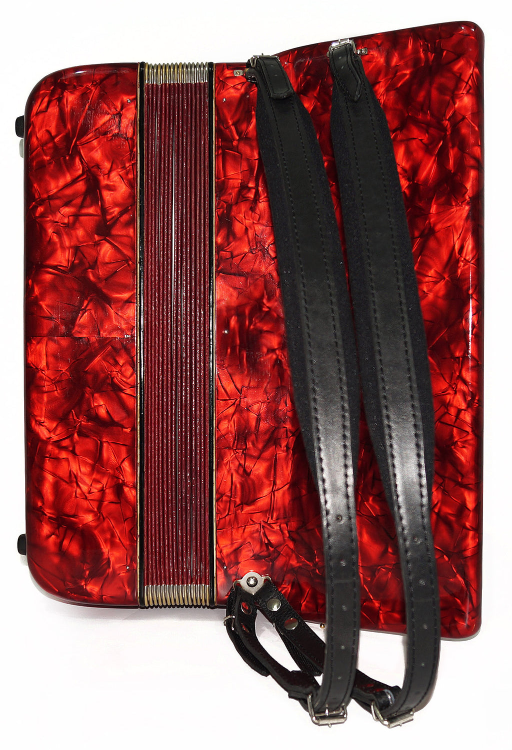 Original Royal Standard Concert Piano Accordion made in Germany New Straps Case 1990, Amazing and Powerful Sound! Top Class Rare Musical Instrument for Adults!