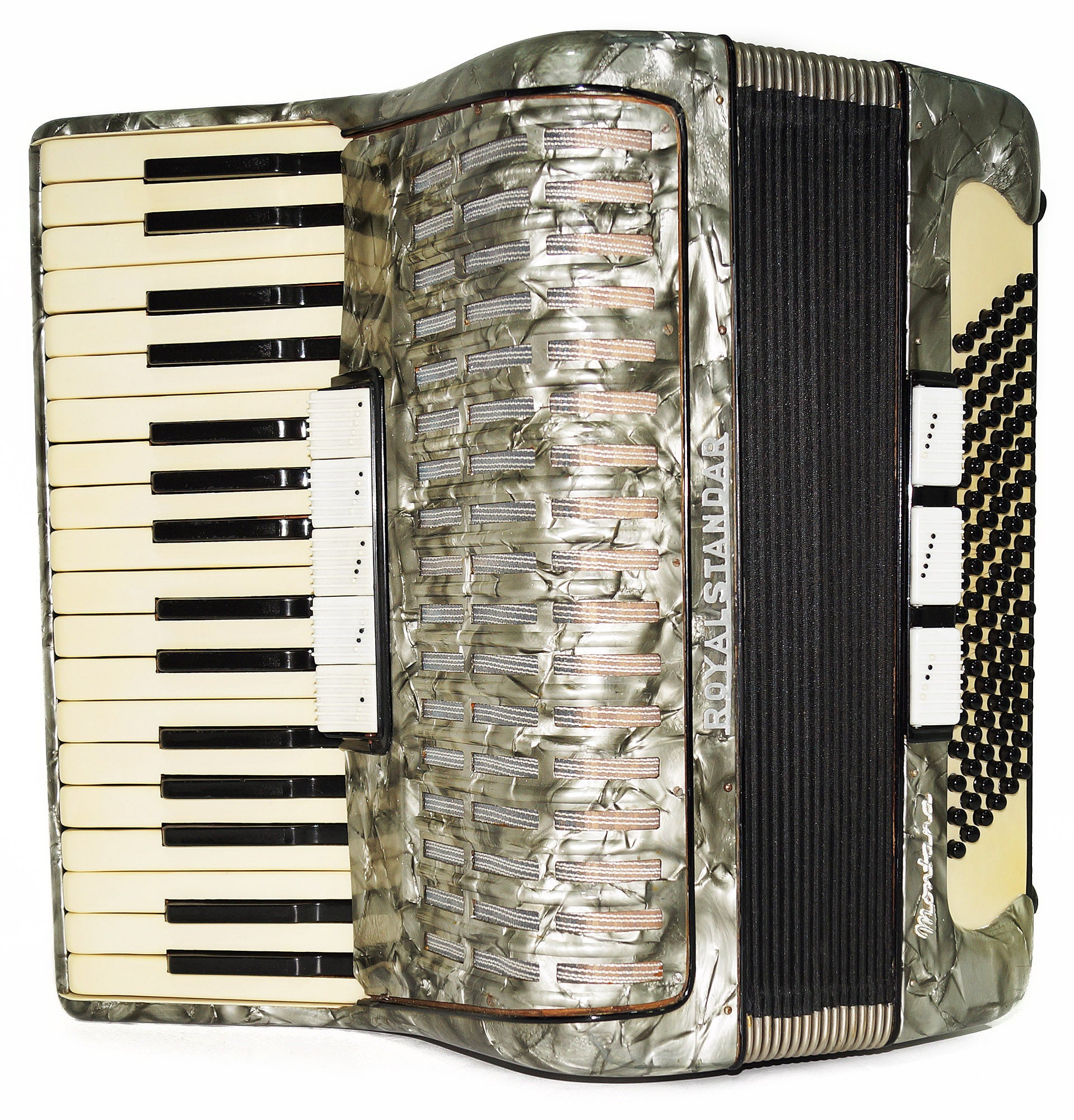 Vintage Royal Standard 96 Bass Piano Accordion made in Germany New Straps 1992, Amazing sound, High Quality Accordian.