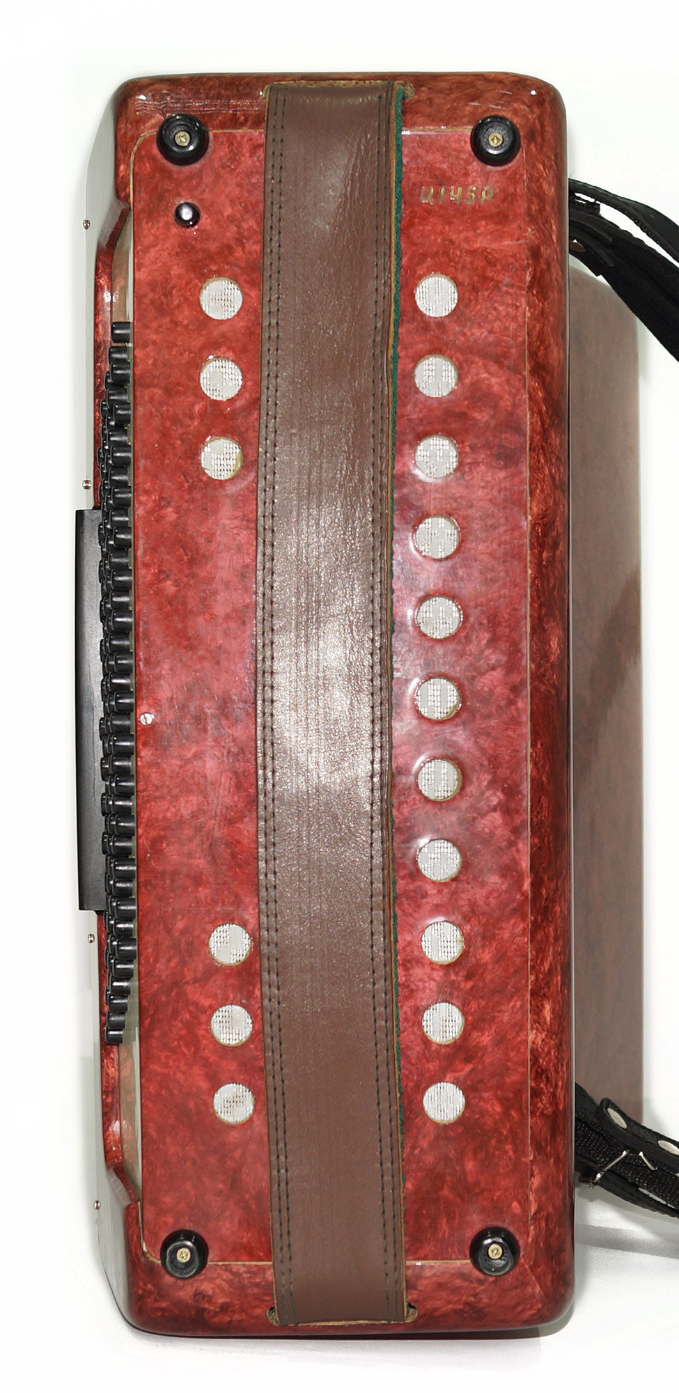 Piano Accordion Aelita 96 Bass Buttons made in USSR, incl New Straps 2047, Beautiful Keyboard Accordian! Rich and Bright sound!