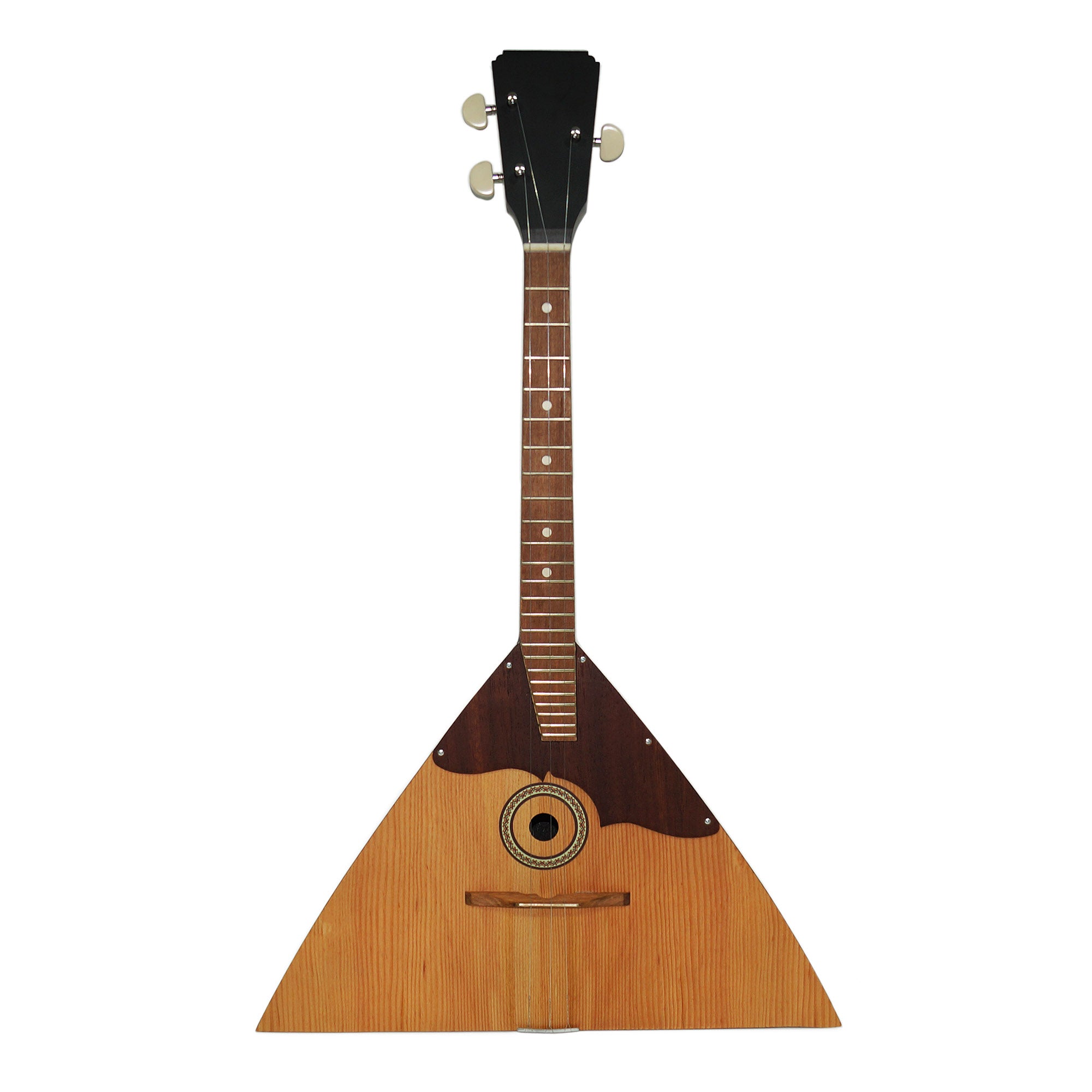 Brand New Classic Original Folk Balalaika Prima 3 Strings made in Ukraine Trembita, Natural Wood!