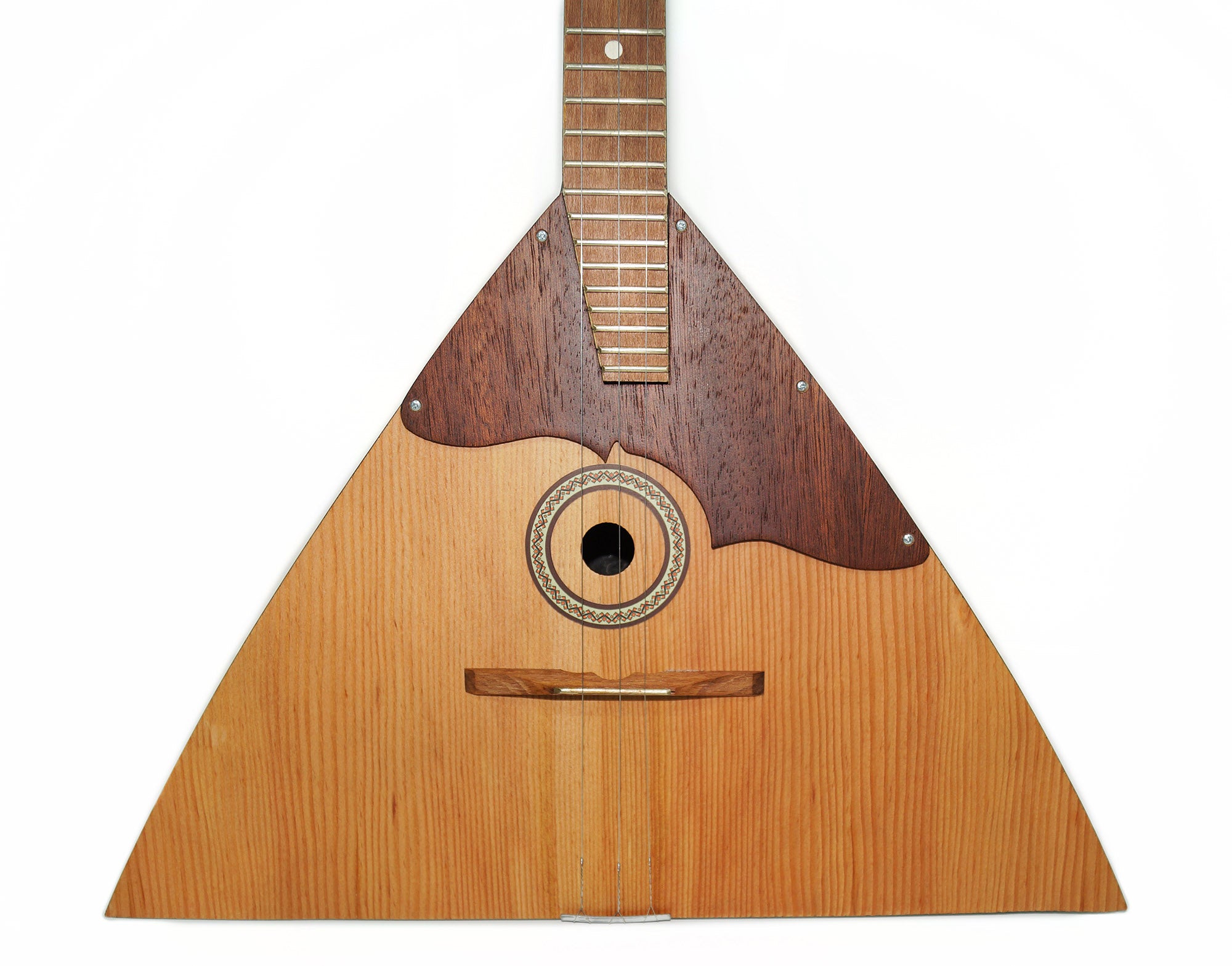 Brand New Classic Original Folk Balalaika Prima 3 Strings made in Ukraine Trembita, Natural Wood!