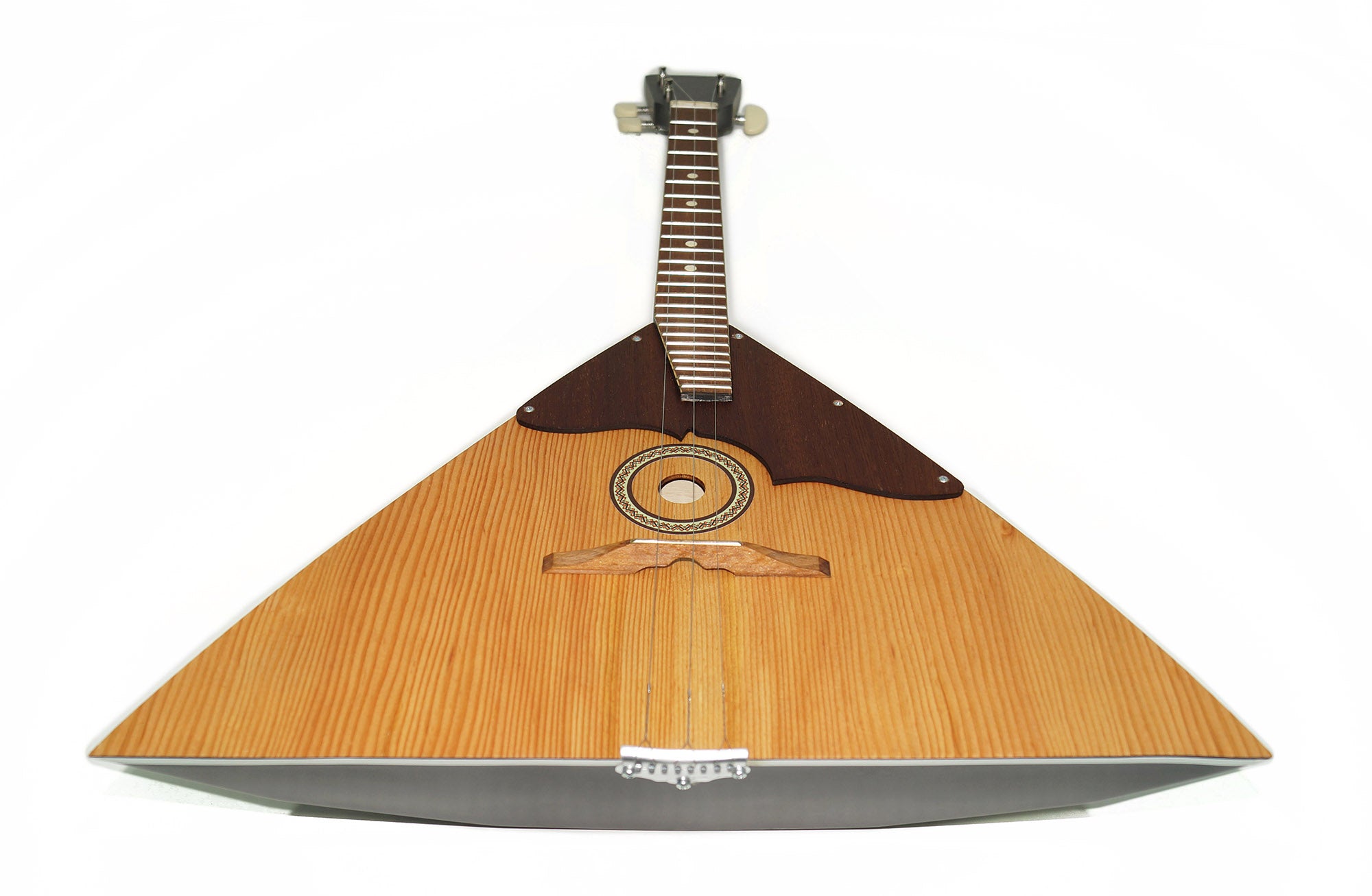 Brand New Classic Original Folk Balalaika Prima 3 Strings made in Ukraine Trembita, Natural Wood!