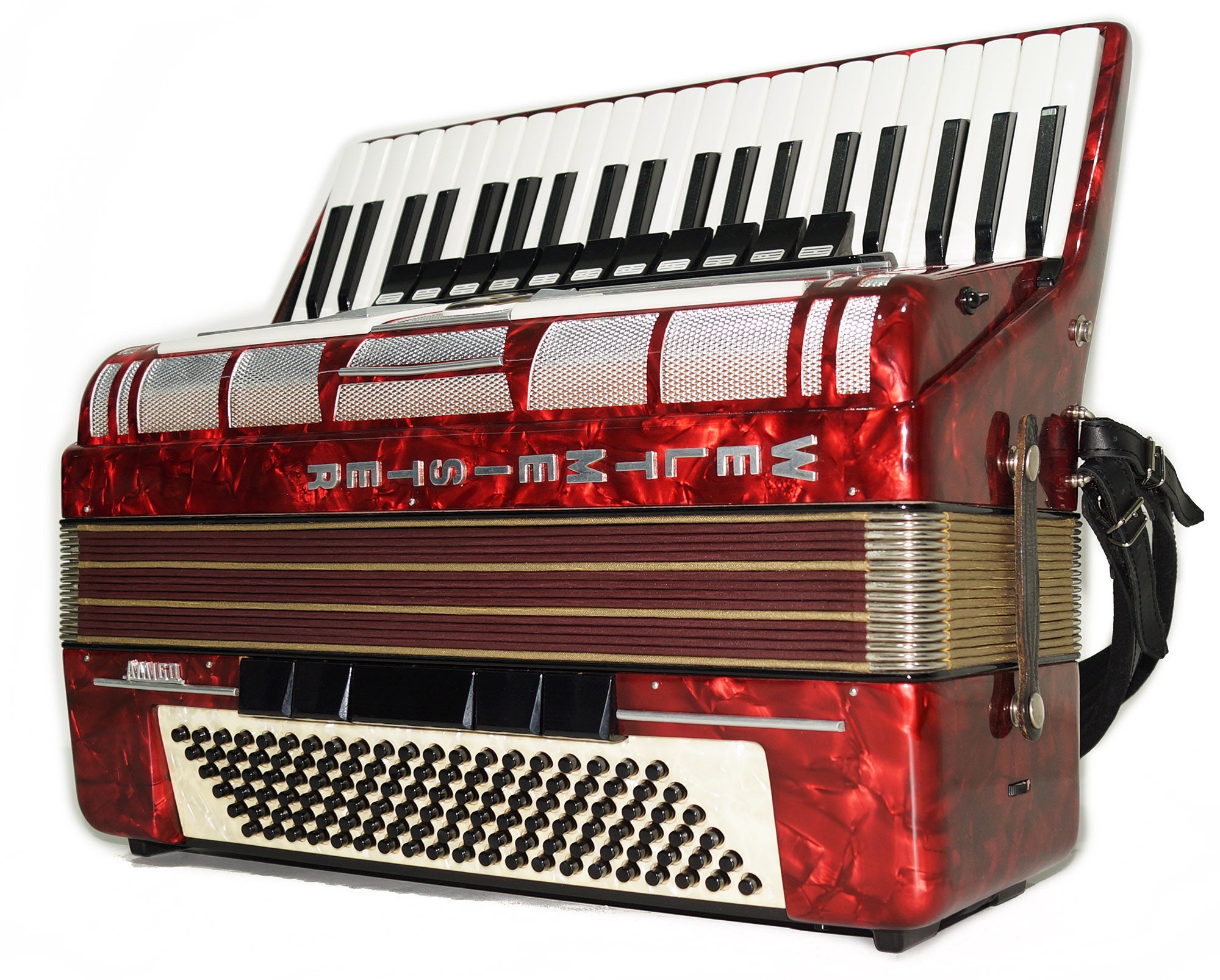 Almost Unused Weltmeister Amigo made in Germany 120 Bass Buttons Concert Piano Accordion New Straps Case 2105, Amazing Powerful sound