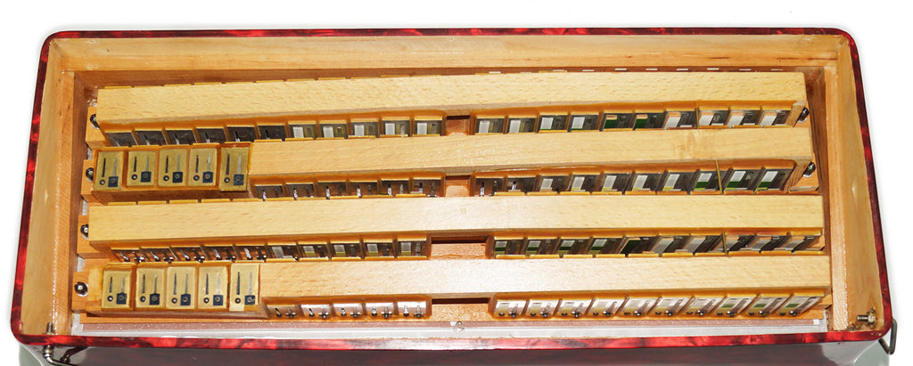 Almost Unused Weltmeister Amigo made in Germany 120 Bass Buttons Concert Piano Accordion New Straps Case 2105, Amazing Powerful sound